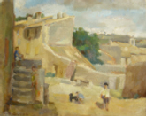 Villeneuve-Lès-Avignon. 1934. Huile sur toile. 33X41 cm. Coll. Particulière
